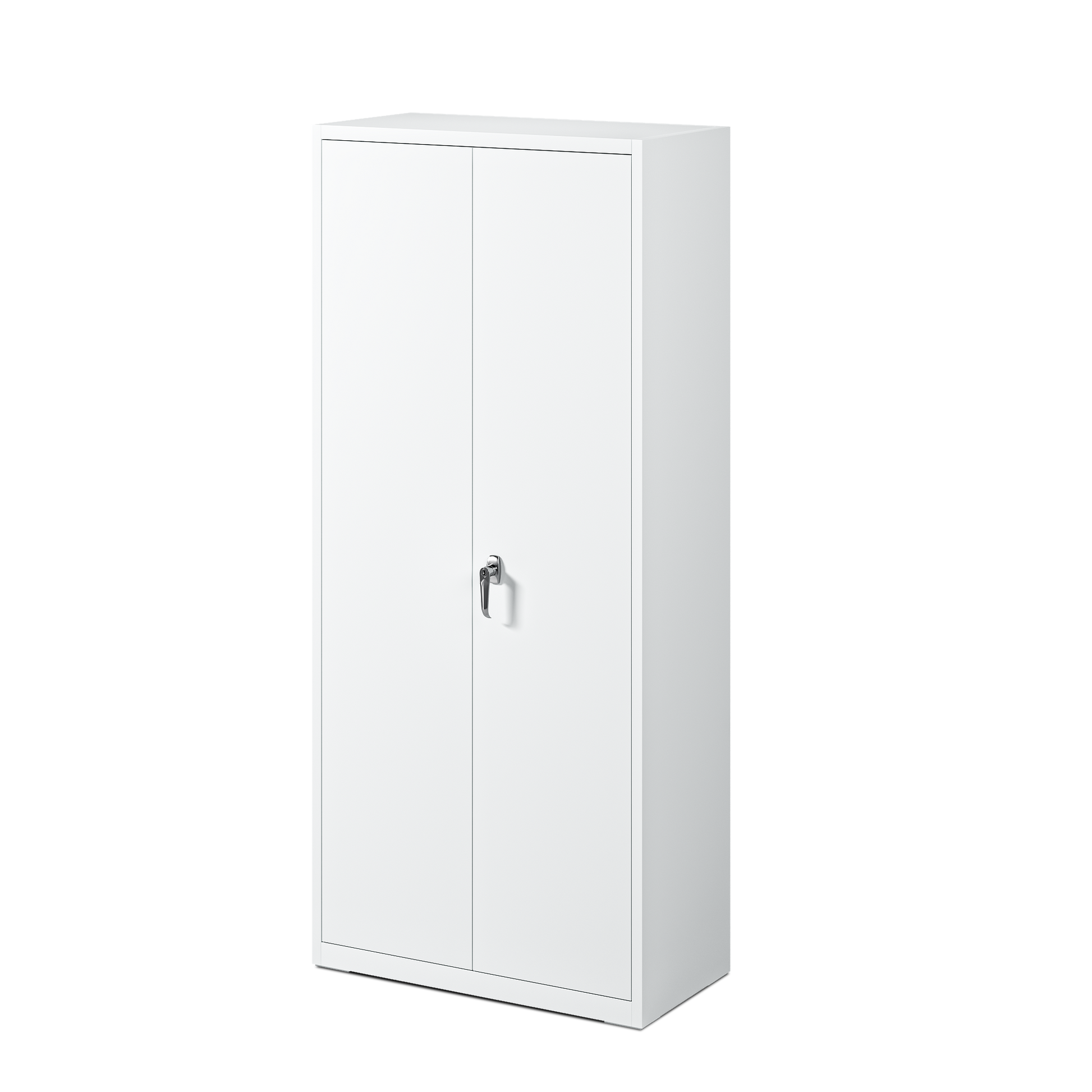 Deyu Tall Metal Storage Cabinet with Lock – Double Door Steel Organizer for Office & Home