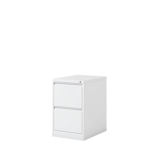 Deyu 2-Drawer Metal Filing Cabinet with Lock – Compact Steel File Organizer for Office