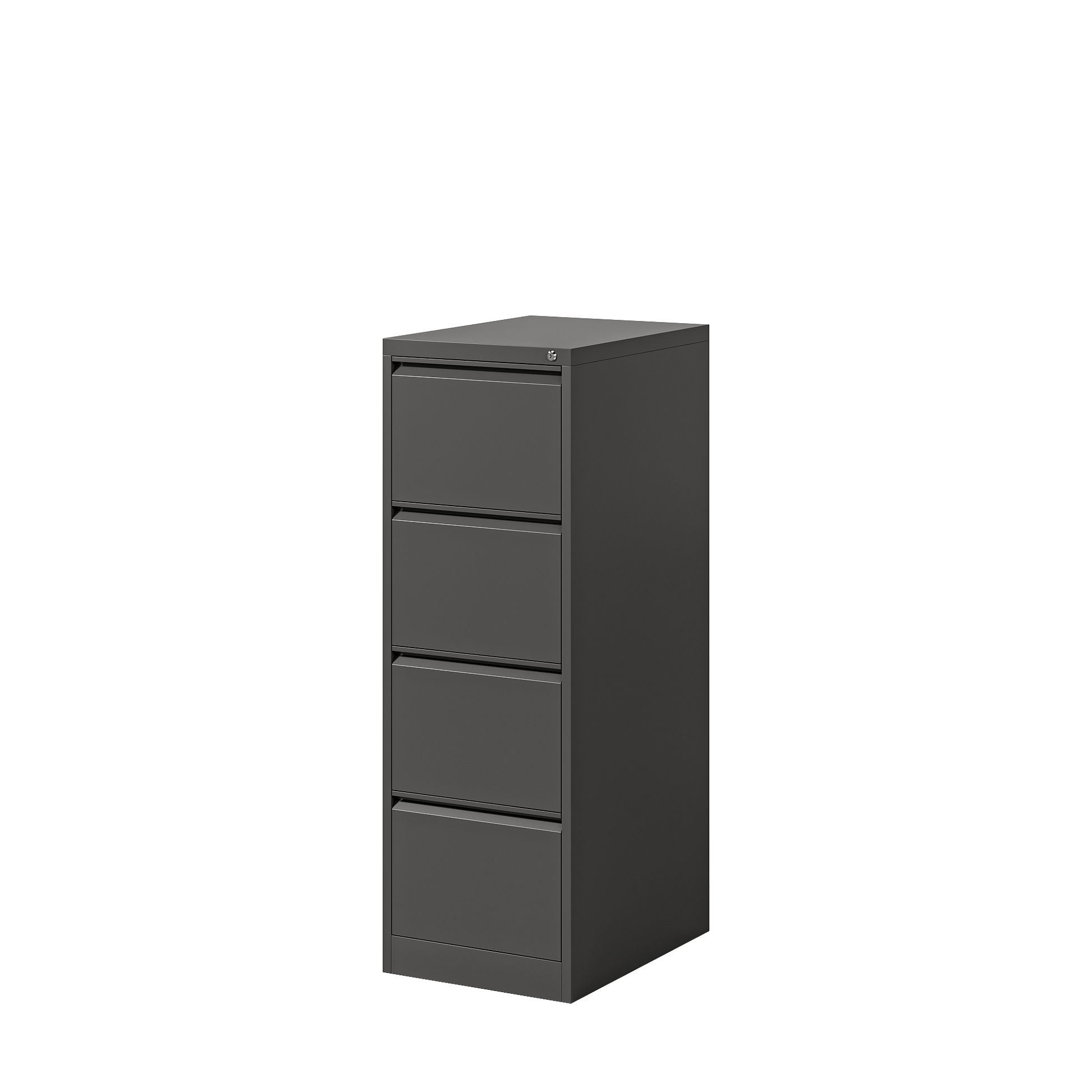 Deyu 4-Drawer Vertical Metal Filing Cabinet with Lock – White Steel Document Organizer